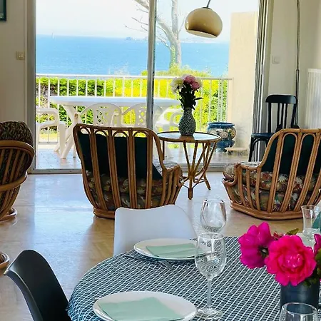 Villa Simone Vue Mer 2Min A Pied De La Plage Saint-Lunaire Exterior photo